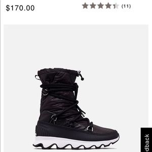 Sorel Kinetic Boot Black 8.5